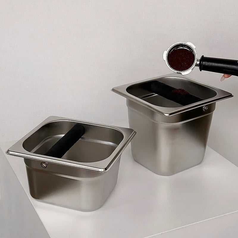 Large Stainless Knock Box