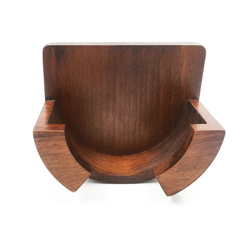 Walnut Portafilter Wall Rack